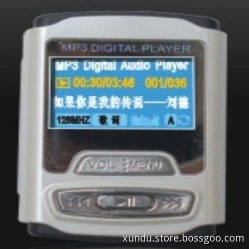 Flash MP3 Player with OLED Display Screen and Built-in Li-ion Battery